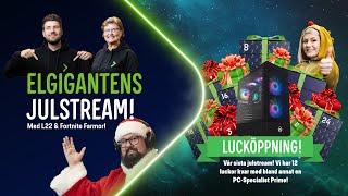 Julstream med Elgiganten Gaming 🎅 [upl. by Brier539]