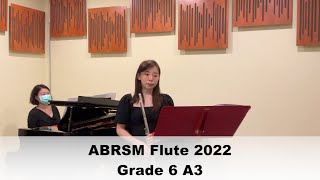 GP Telemann Sonata in C TWV 41C2 I Cantabile II Allegro Grade 6 A3 ABRSM Flute Exam 2022 [upl. by Laurance89]