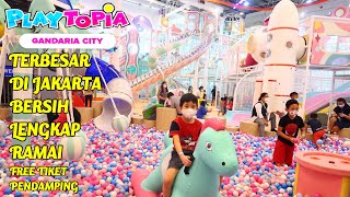 Playtopia Gandaria City Indoor Playground Dalamnya Luas Banget [upl. by Ogdan]