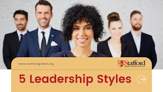 The 5 Leadership Styles [upl. by Imojean253]