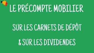 Précompte mobilier tout savoir sur labattement fiscal sur les intérêts et les dividendes Belgique [upl. by Ellimahs]