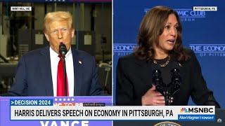 Harris chips away at Trumps economic doom and gloom lies about the economy [upl. by Inaoj]