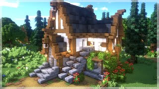 Minecraft  a Medieval House for a Stone Mason [upl. by Kippie]