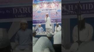 amiruddin stdent of darululoom hamidia kolkata 27322 jalsa dastar bandi naat parsh karte howe [upl. by Rydder444]