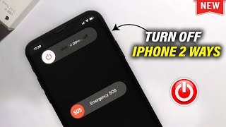 How to turn off iphoneShutdown iphone  2 ways [upl. by Colline]