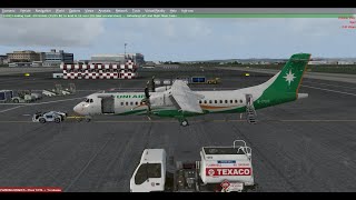 P3D v45 Carenado UNIAIR ATR 72500 Engine startup with GSX level2 [upl. by Jaquenetta789]