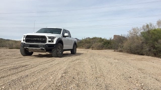 2017 ford raptor offroad test drive POV Bull Dog Canyon [upl. by Aihsila]