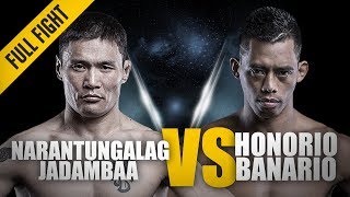 ONE Full Fight  Narantungalag Jadambaa vs Honorio Banario  Electrifying BackAndForth Battle [upl. by Claudian]