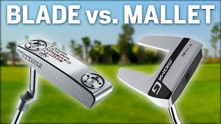 DIFFERENCE BETWEEN BLADE AND MALLET PUTTER [upl. by Mccullough]