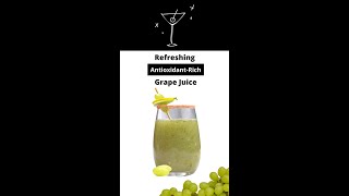 Refreshing Grape Juice Recipe  How to Make Grape Juice at Home  Antioxidant Rich Grape Juice [upl. by Atsahs]