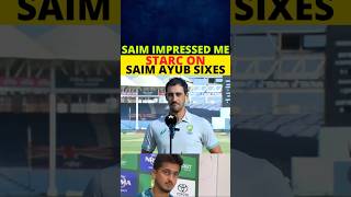 SAIM IMPRESSED STARC  PAKISTAN VS AUSTRALIA ODI SERIES 2024 HIGHLIGHTS TODAY MATCH pakvsaus [upl. by Hareenum]