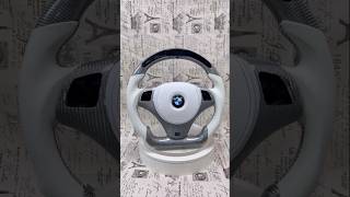 BMW steering wheel automobile bmw [upl. by Ahsienal617]