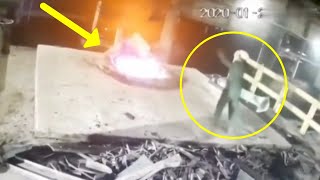 😲 WATCH THIS EXPLOSION AT A STEEL FACTORY  WORKSPACE ACCIDENT [upl. by Mcknight15]