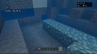 Comment respirer sous l’eau minecraft [upl. by Modestine]