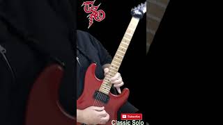 Christmas Canon Rock  Solo  Trans Siberian Orchestra  guitarsolo fingertapping [upl. by Zenobia]