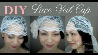 DIY Wedding Veil  Lace Cap CATHY [upl. by Arreit]