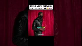 DRUSKI MEETS A1 2FUNNY FOR THE FIRST TIME🤣 ​⁠​⁠ a12funny comedy druski london roadman uk [upl. by Ruff]