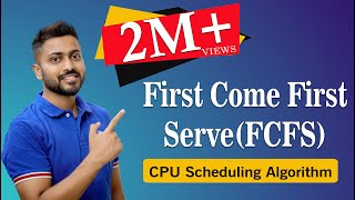 L23 First Come First ServeFCFS CPU Scheduling Algorithm with Example [upl. by Nerte]