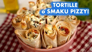 TORTILLA ala PIZZA  wypasiona przekąska na imprezę  Przepis UMAMI [upl. by Utimer827]