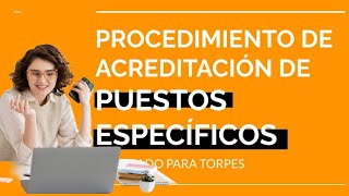 Puestos Específicos Andalucía Así te acreditas para poder optar a estas plazas docentes [upl. by Marya]