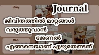 how to write journal  change your life  journal Malayalam video  fabulous Life by Ainamotivation [upl. by Ahsieit]