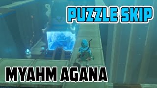 Zelda Breath of the Wild Myahm Agana Apparatus Shrine Puzzle Skip [upl. by Radman]