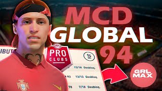 CLUBES PRO FIFA 23 🎮 EL MCD con el MAXIMO GLOBAL  GRL 94 🎫 Best winger build CDM PRO CLUBS FIFA 23 [upl. by Crist190]