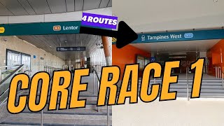 Core Race 1  TE5 Lentor to DT31 Tampines West [upl. by Nerrad]