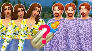 What happens when triplets have a baby with triplets  Sims 4 genealogy challenge [upl. by Raphaela]