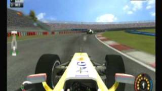 F1 2009 Wii  Fernando Alonso  Montmeló [upl. by Arraeis]