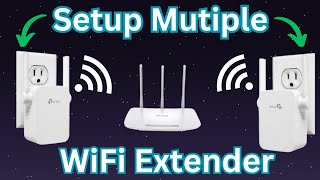 How to Setup more than 1 Wifi Netgear extender on same router  Setup multiple wifi extenders [upl. by Nita171]