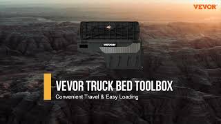 VEVOR Truck Bed Storage Box for Ford F150 Secure Waterproof and SpaceSaving [upl. by Assillem]