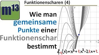 4 gemeinsame Punkte einer Funktionenschar bestimmen [upl. by Yevol]