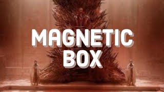 How I create a magnetic box for ASOIAF Miniatures Game and other Warhammer Games Simple to Do Hobby [upl. by Kearney]