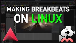 Making Breakbeats on Linux Ardour AVL Drumkits Calf Plugins [upl. by Aekerly]