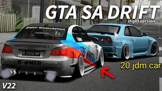 GTA SA DRIFT FULL MOD JDMMAPS V22 [upl. by Laurita]