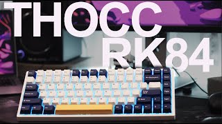 Budget Thock Build Royal Kludge RK84 Mod w Silicone Tape PCB Foam Band Aid Holee GMK Rudy [upl. by Aidyl]