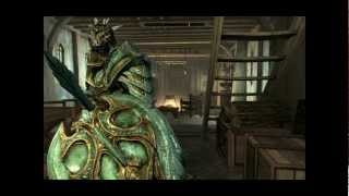 Skyrim  My Argonian with Drachis Mod [upl. by Noirrad]