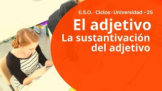 La sustantivación del adjetivo El adjetivo y los determinativos [upl. by Annemarie487]