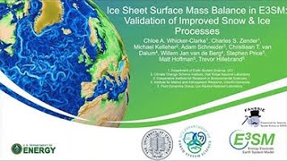 Ice Sheet Surface Mass Balance in E3SM Validation of Improved Snow amp Ice Processes [upl. by Kersten]