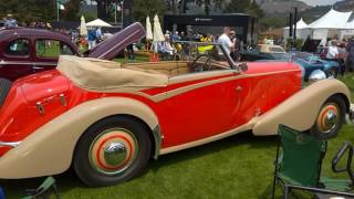 1934 Hispano Suiza J12 Vanvooren at Quail Motorsports Gathering 2016 [upl. by Mansur]