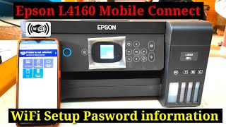 How to Connect Epson L4160 Printer Mobile Epson L4160 Printer Mobile se Keise Print out nikaly 2022 [upl. by Arrahs]