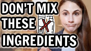 Skin care ingredients NOT TO MIX Dr Dray [upl. by Digdirb671]