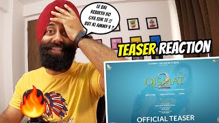 Qismat 2  Ammy Virk  Sargun Mehta  Official Teaser REACTION  Sanmeet Singh [upl. by Furie]