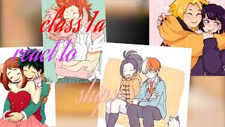 class 1a react to ships ll mha ll 🥦izuocha🍡 ll 🔥❄️todomomo🖤 ll ⚡️kamijirou🎶 ll 🦈kirimina🩷 ll [upl. by Macomber]