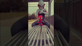 SpiderGwen amp SpiderMan Voodoo Skills shorts [upl. by Yecak]