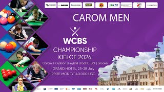 SemiFinals amp Finals  Carom Men  WCBS Championship  Kielce  Poland 2024 [upl. by Fuld]