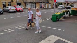 Moreton in Marsh Gloucestershire UK Tuesday street market 12 July 2022 [upl. by Jewelle]