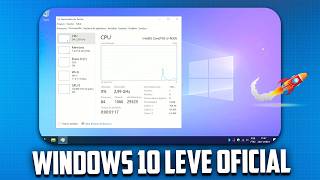 Windows 10 LEVE com ISO Oficial MICROSOFT Boot e instalação [upl. by Nimesay221]