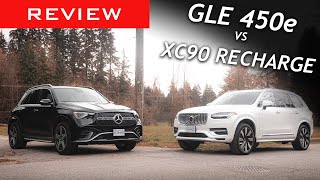 Comparison 2024 MercedesBenz GLE 450e vs 2024 Volvo XC90 Recharge  Luxury PHEVs [upl. by Innavoeg123]